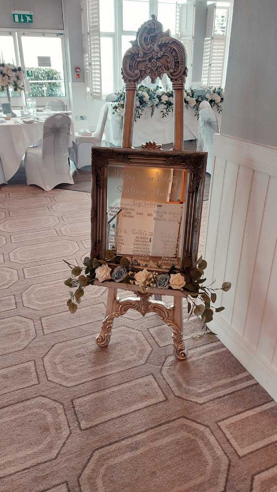 Our Collections - Mirrors and Easels - Emily Rose Events Hire