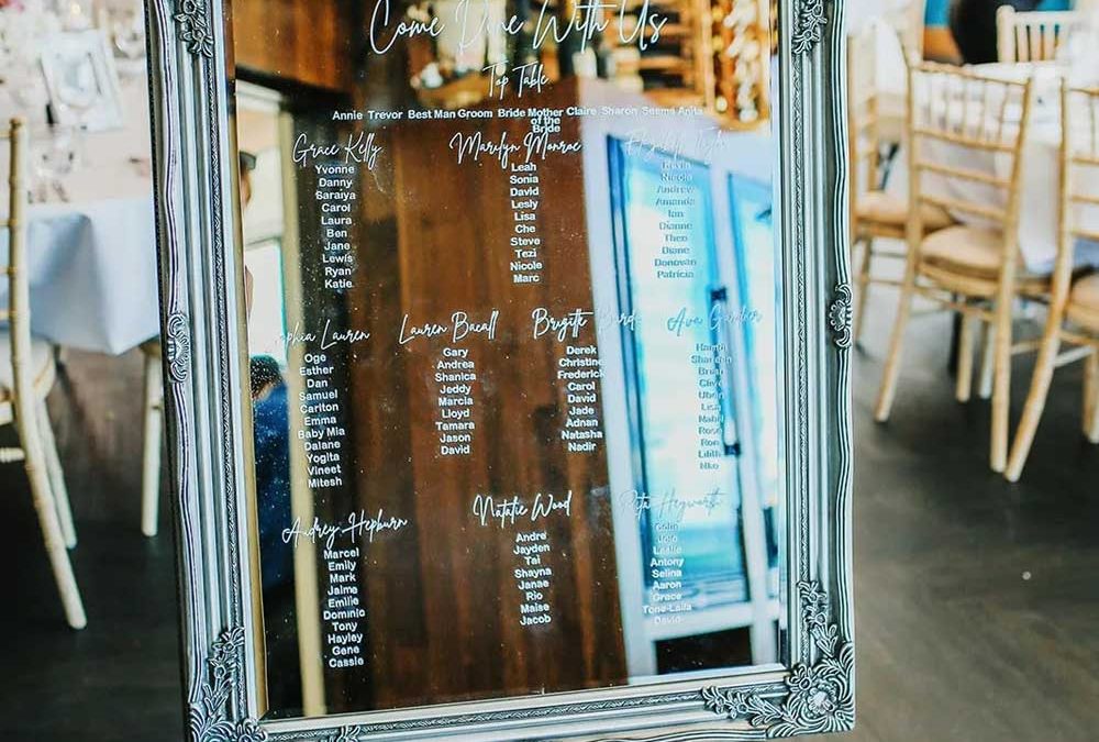Our Collections - Mirrors and Easels - Emily Rose Events Hire