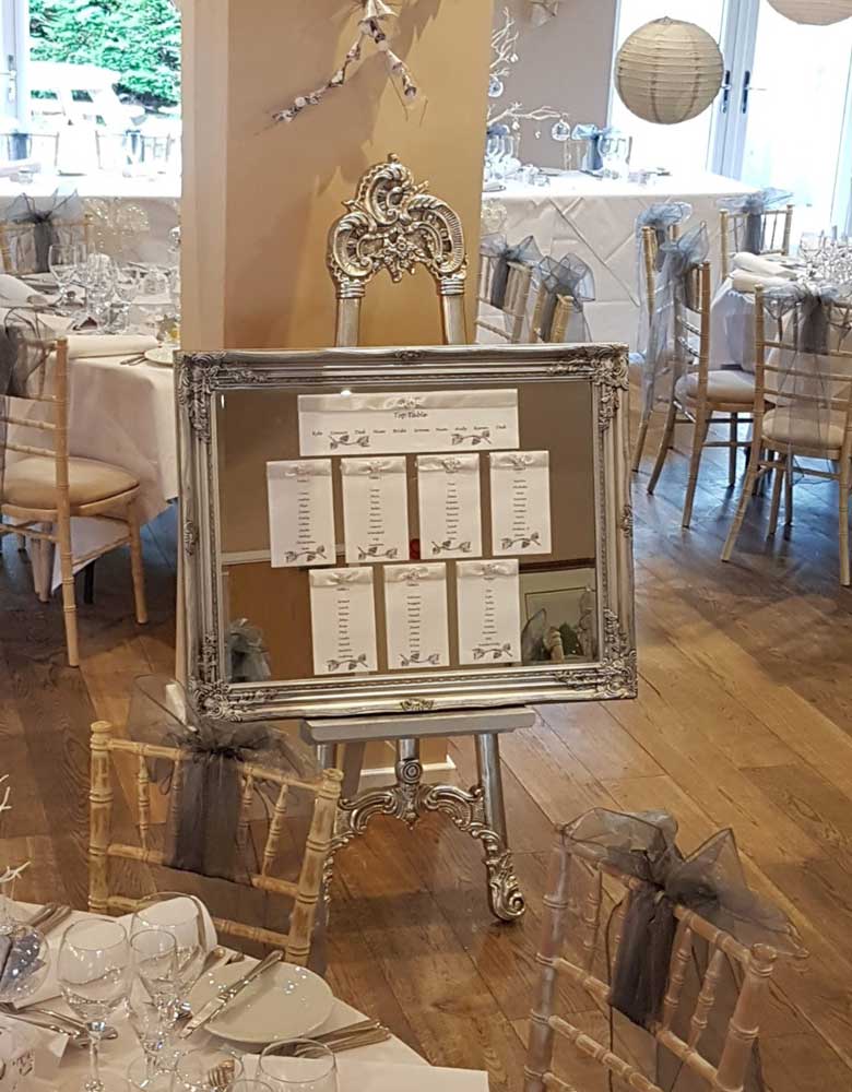 Our Collections - Mirrors and Easels - Emily Rose Events Hire